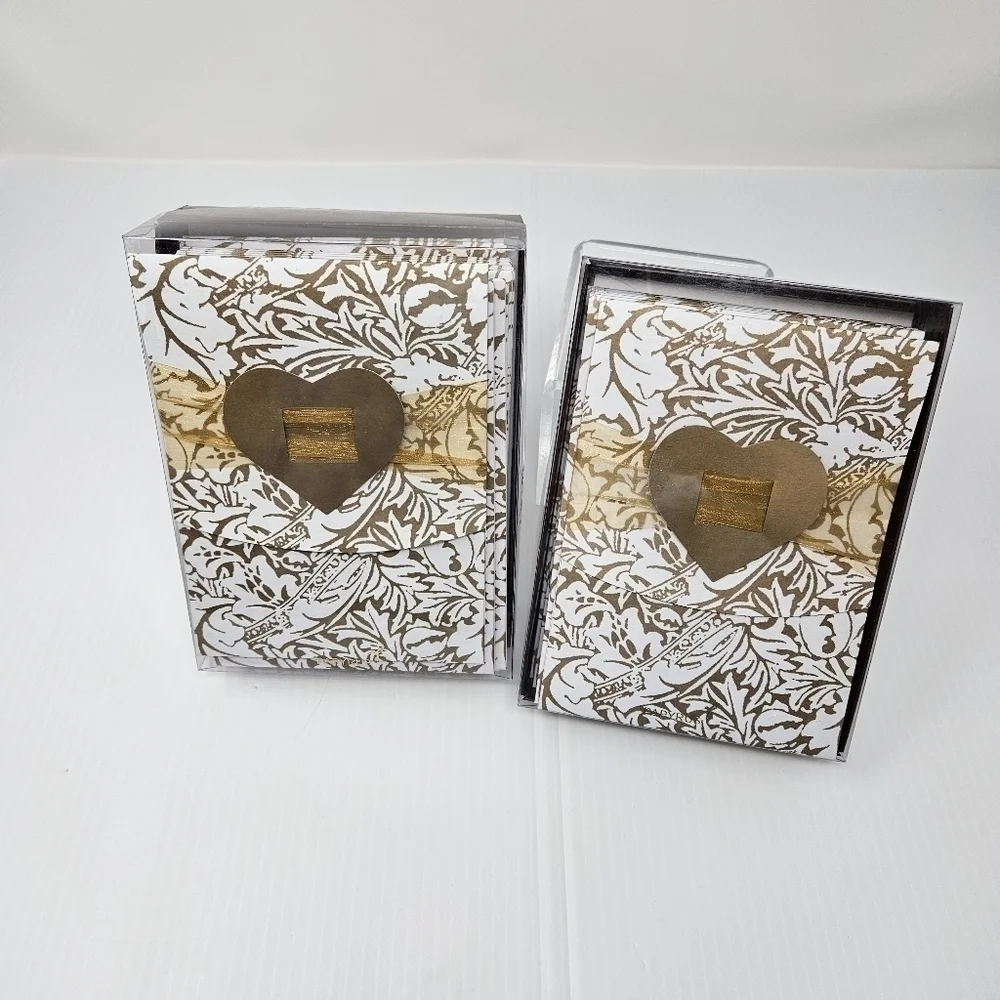 Papyrus Invitations 21 Cards Wedding Anniversary Lined Envelopes Heart & Ribbon